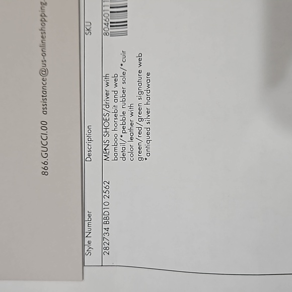 Authentic Gucci 28734 Leather Driving Loafers Mens size 12 - Picture 15 of 16